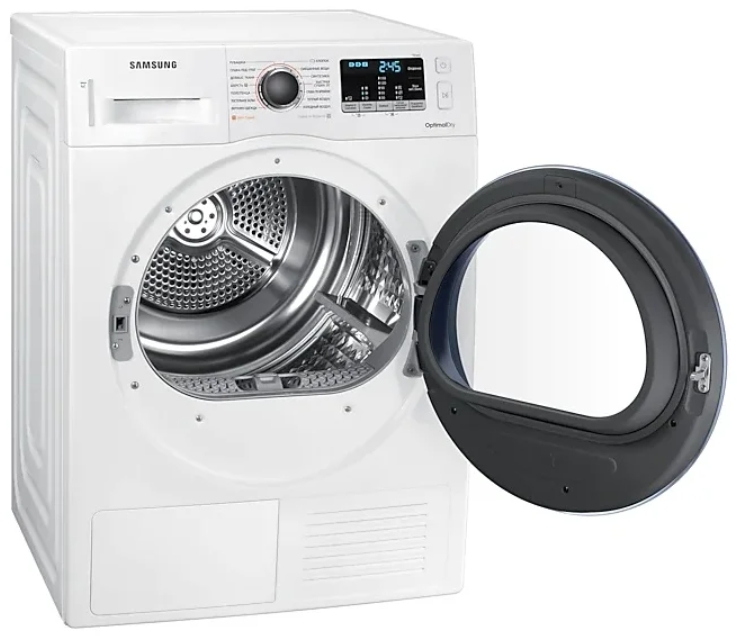 Masina de uscat rufe Samsung DV80M50103W / 8 kg / A++ / Alb photo 6
