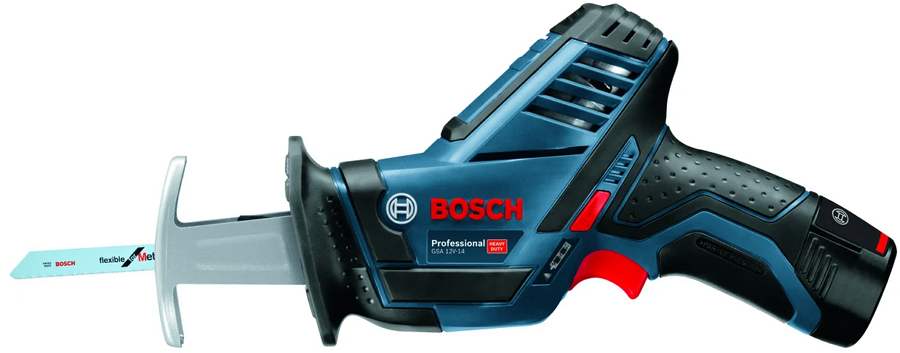 Аккумуляторная сабельная пила Bosch GSA 12V 1x2.0 Ah, 0615990M3Z photo 1 Аккумуляторная сабельная пила Bosch GSA 12V 1x2.0 Ah, 0615990M3Z photo 1