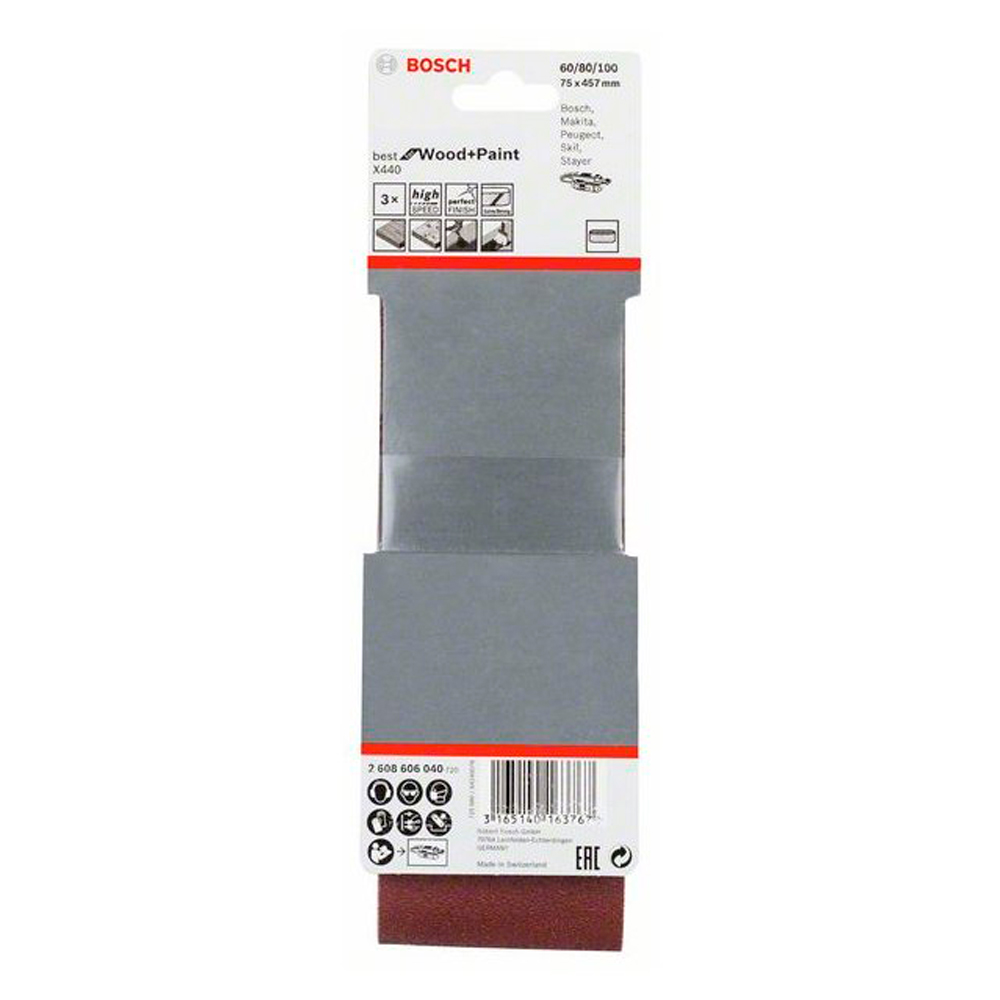 Curea de slefuire Bosch 2608606040 photo 2