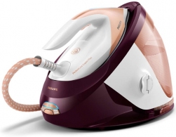 Утюг с парогенератором Philips GC8962/40, 2100 Вт, 180 г/мин и более г/мин, 1800 мл, Бежевый/Бордовый thumbnav