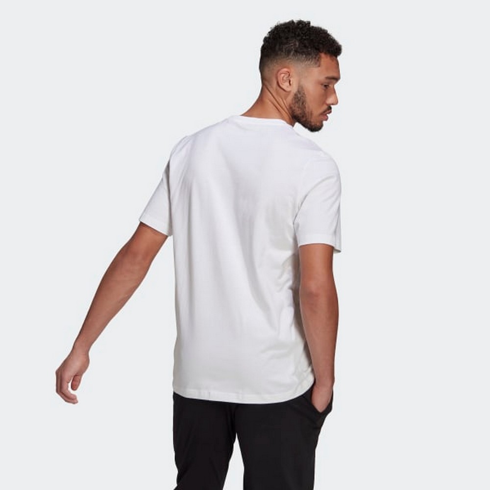 Tricou bărbătesc Adidas M SL SJ T S Alb photo 3