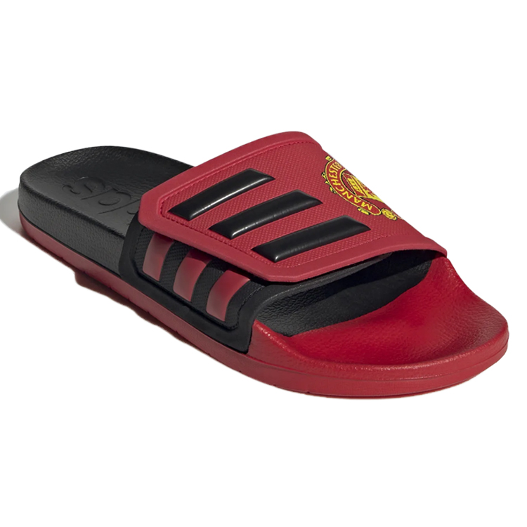 Slapi Adidas ADILETTE TND pt Barbati / 44.5 / Negru-rosu photo 4