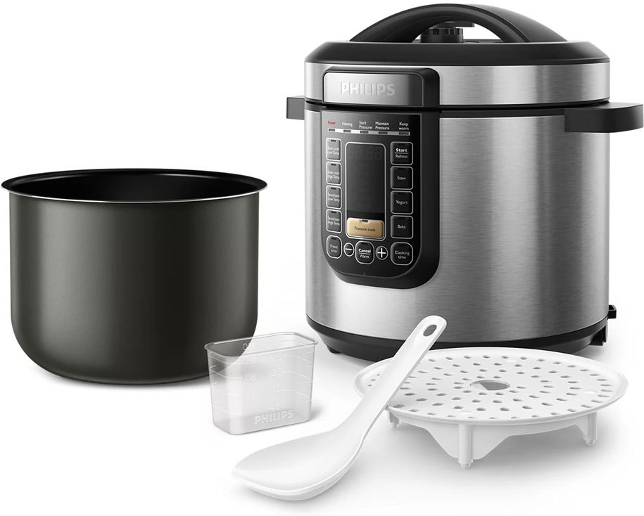 Мультиварка Philips HD223740 /5 л и более / 1000 / 14авто-программ / Серебристый photo 4
