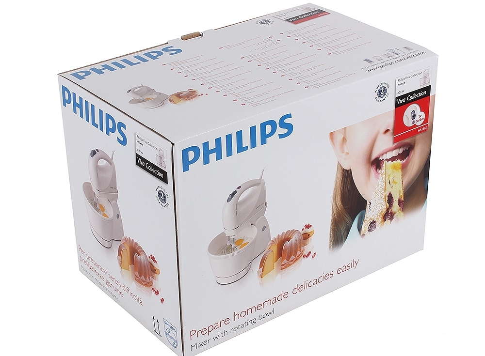 Mixer Stationar Philips HR1565/40 / 3 viteze / Alb photo 5
