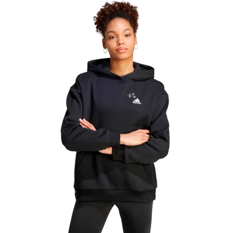 Hanorac Adidas W BLUV Q3 FL HD 2XS Negru Femei photo 3