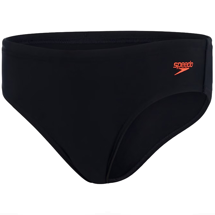 Slipi Speedo LOGO 6/5CM BRF JM / Barbati / Mărime 15-16 / Negru-rosu photo 2