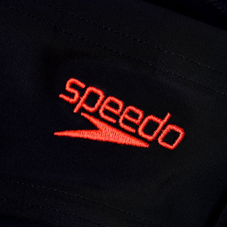 Slipi Speedo LOGO 6/5CM BRF JM / Barbati / Mărime 15-16 / Negru-rosu photo 5