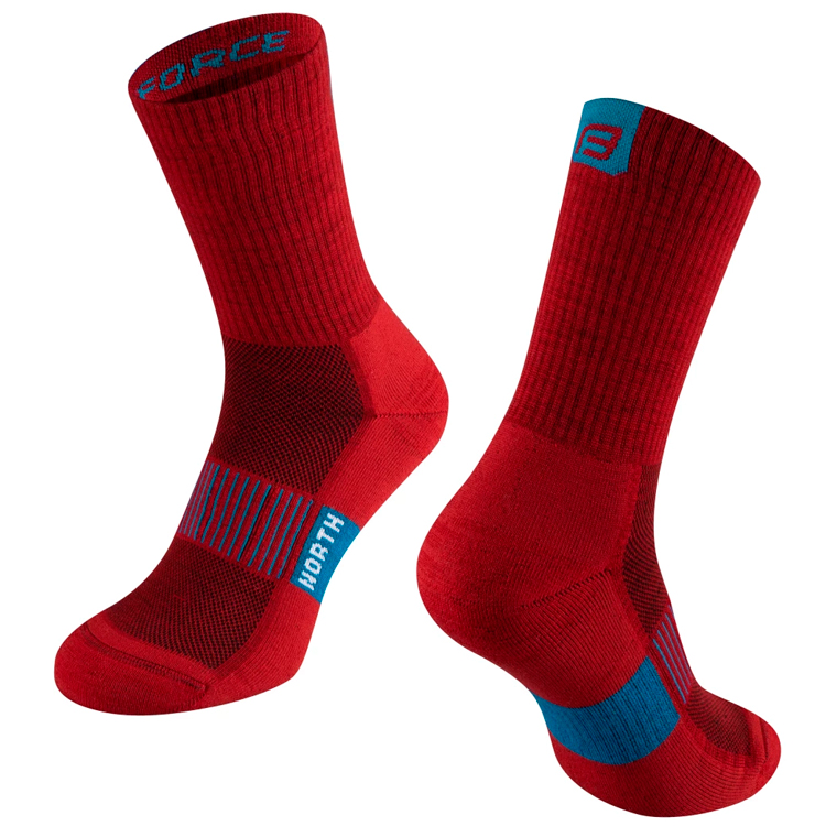 Sosete Unisex Force NORTH thermo 42-47 Rosu photo 1
