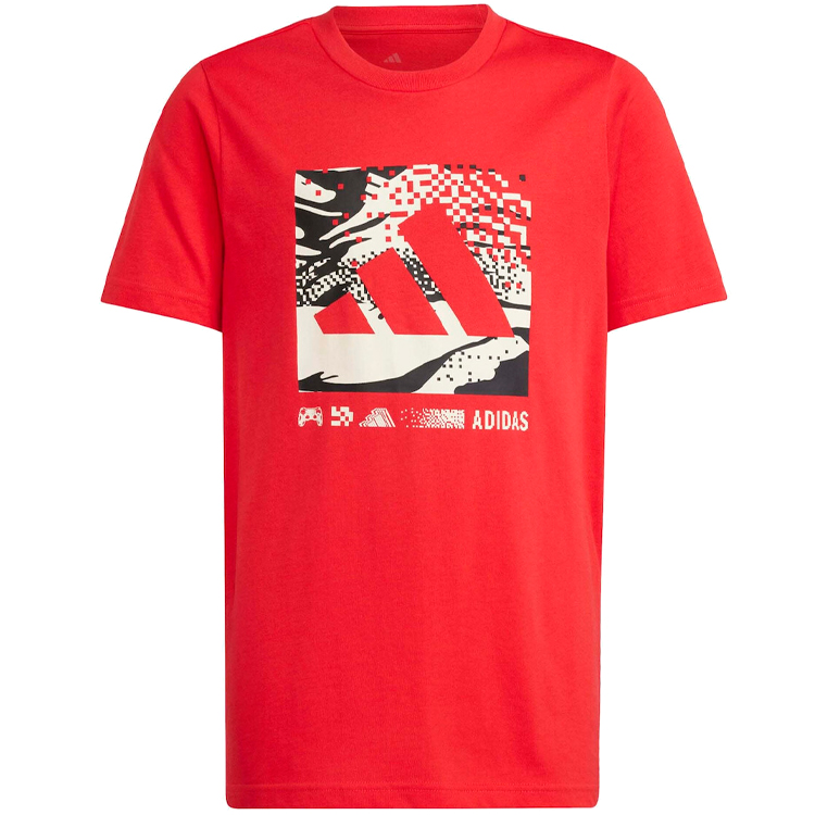 Tricou Adidas J CAMO LOGO TEE photo 1 Tricou Adidas J CAMO LOGO TEE photo 1