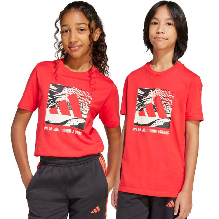Tricou Adidas J CAMO LOGO TEE photo 2