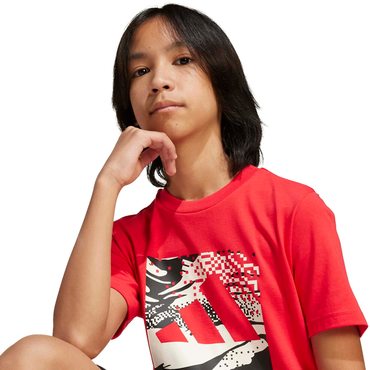 Tricou Adidas J CAMO LOGO TEE photo 4