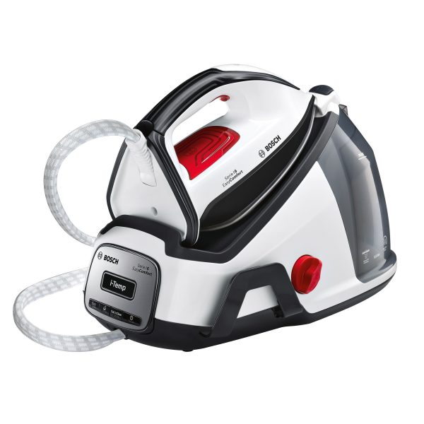 Утюг с парогенератором Bosch TDS6041, 2400 Вт, 1500 мл, Белый/Черный photo Утюг с парогенератором Bosch TDS6041, 2400 Вт, 1500 мл, Белый/Черный photo