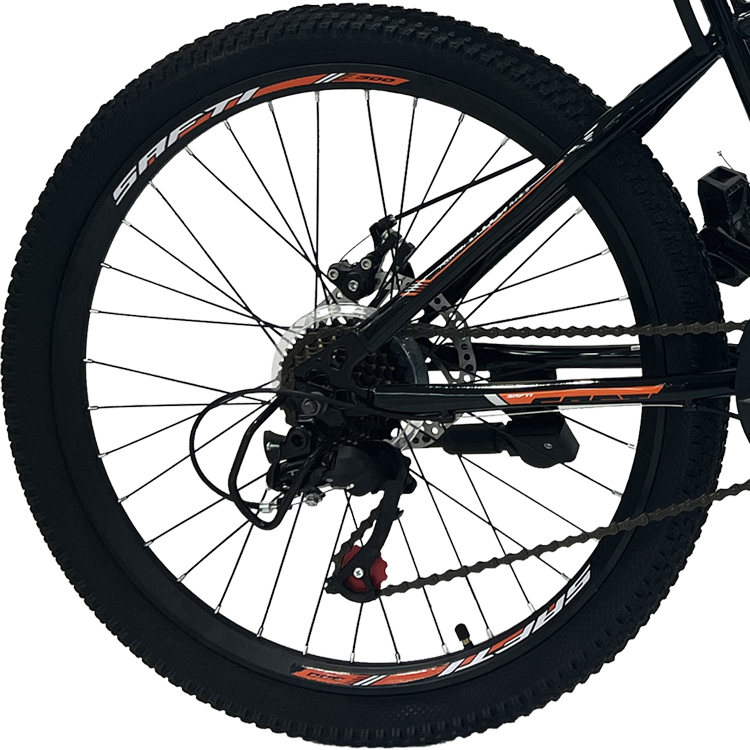 Bicicleta pentru copii Nova TH241 / Negru-oranj SS24 / 3x7 photo 4
