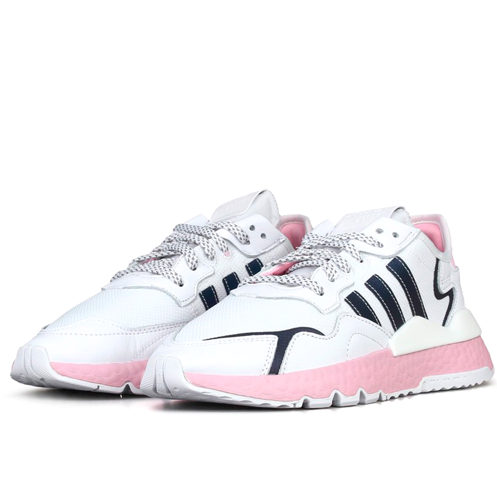 Кроссовки Adidas NITE JOGGER W / Женский / 36 / Розовый/Белый photo 2
