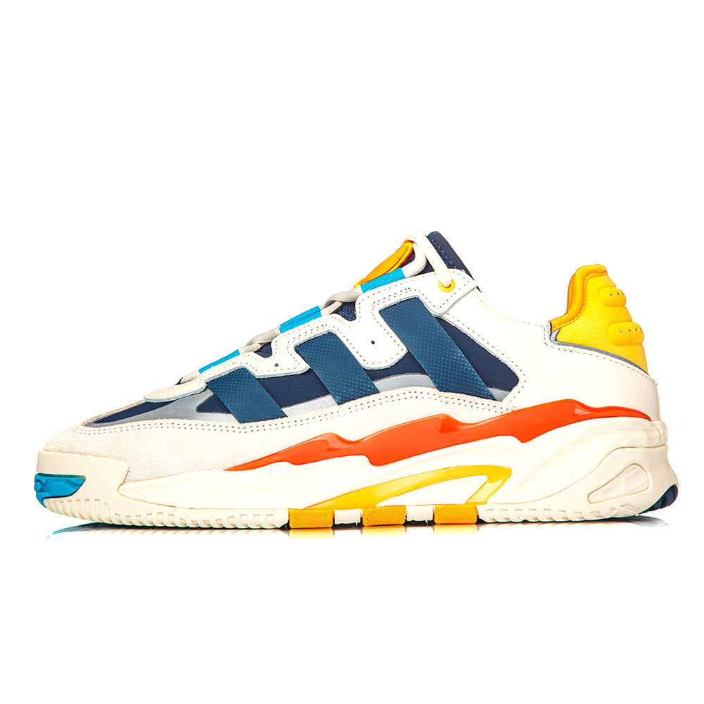Кроссовки Adidas NITEBALL / Мужской / 42 / Бежевый/Синий photo 1