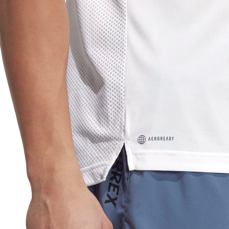 Tricou bărbătesc Adidas AGR SHIRT S Alb photo 3
