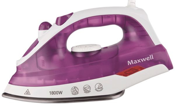 Утюг Maxwell MW-3042, 120-149 г/мин г/мин, 250 мл, Фиолетовый photo 