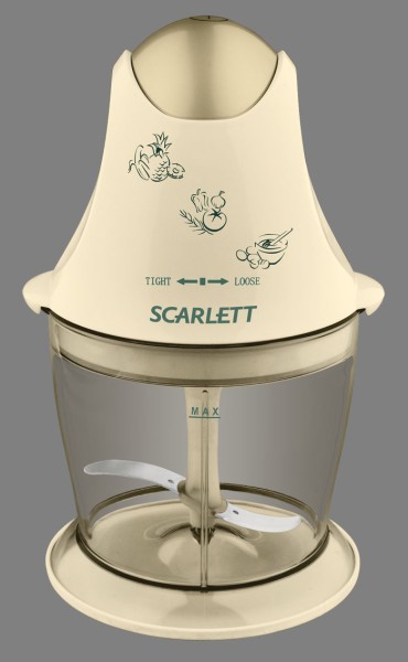 Измельчитель Scarlett SC-442, 650 мл, Бежевый/Белый photo Измельчитель Scarlett SC-442, 650 мл, Бежевый/Белый photo