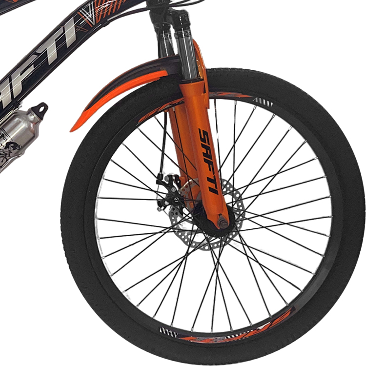 Bicicleta pentru copii Nova TH242 / Negru-oranj SS24 / 3x7 photo 2