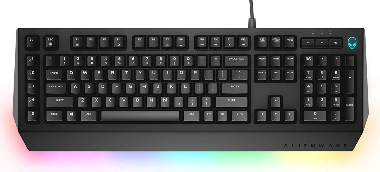 Alienware Advanced Gaming Keyboard - AW568 - Russian (QWERTY) photo 1