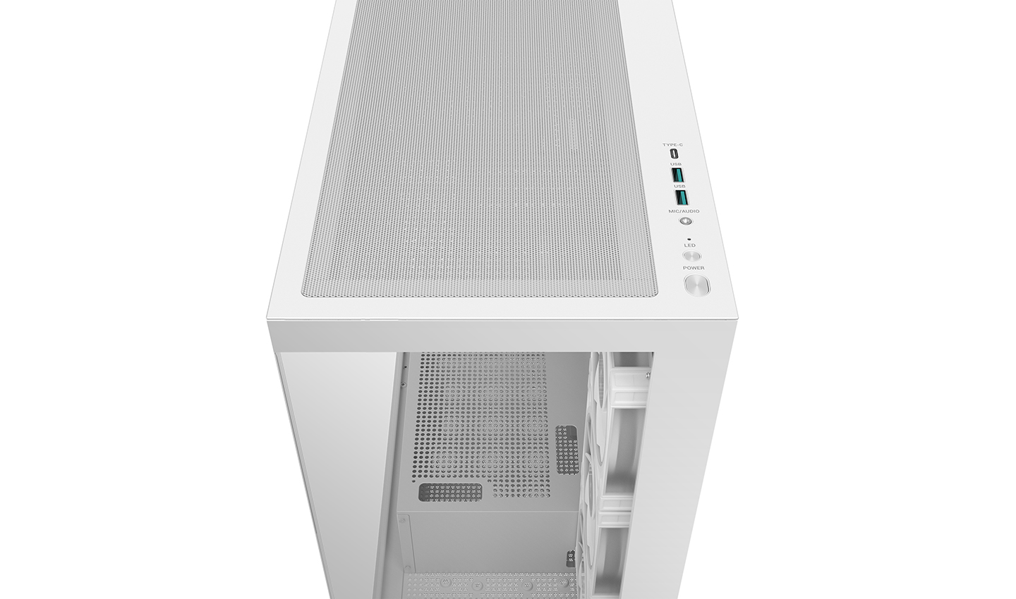Корпус DEEPCOOL CG580 4F V2 WH/ w/oPSU / Side-Window / ATX / White photo 6