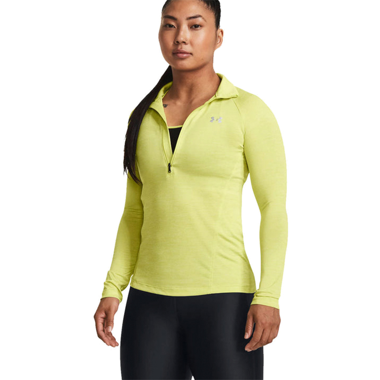 Hanorac Under Armour Tech 1/2 Zip - Twist / Femei / XS / Galben photo 2