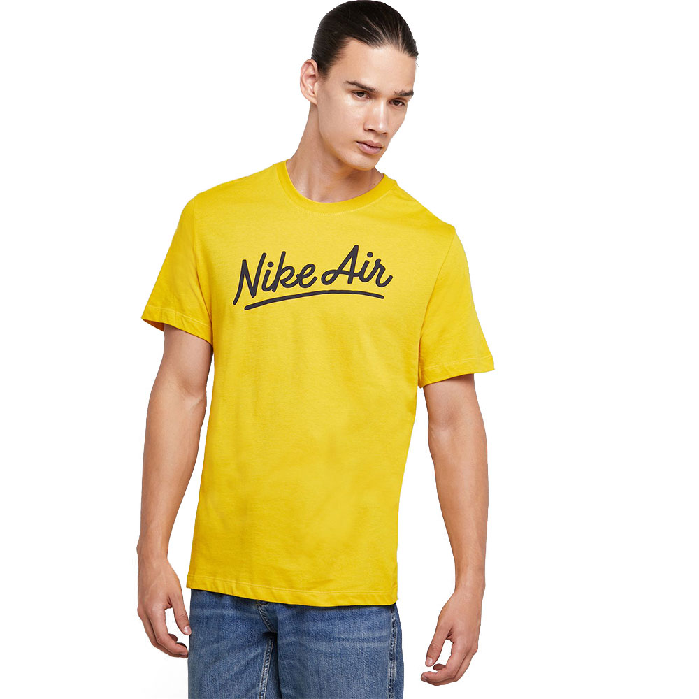 Tricou bărbătesc Nike M NSW SS TEE AIR 1 L Galben photo 2
