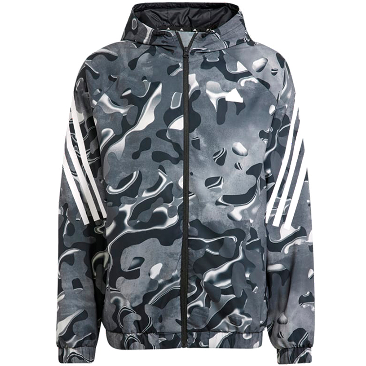 Hanorac pt bărbați Adidas M FI AOP FZ Q3 S Gri photo 1 Hanorac pt bărbați Adidas M FI AOP FZ Q3 S Gri photo 1
