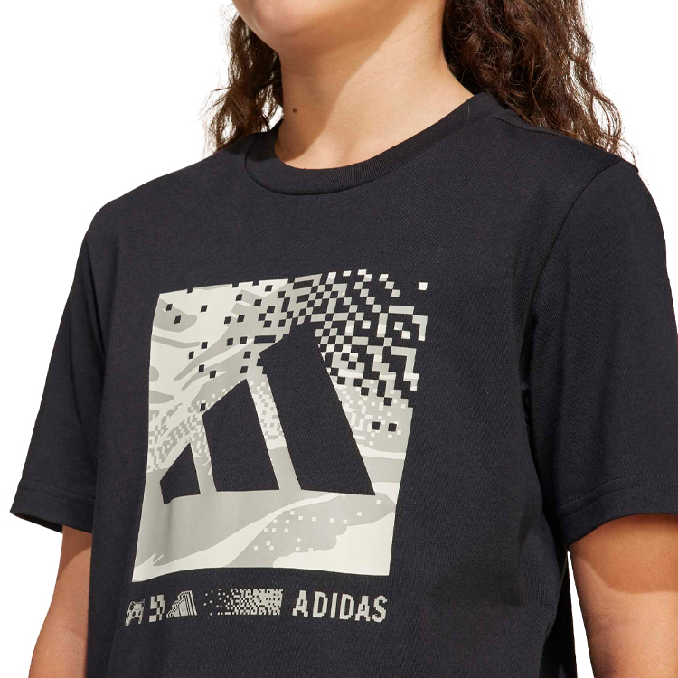 Tricou Adidas J CAMO LOGO TEE photo 4