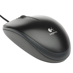 Mouse Optic Logitech B100 / USB / Black photo 1