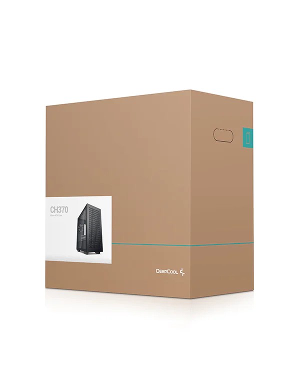 Carcasa DEEPCOOL CH370 / w/oPSU / Side-Window / 1x120mm / ATX / Black photo 5
