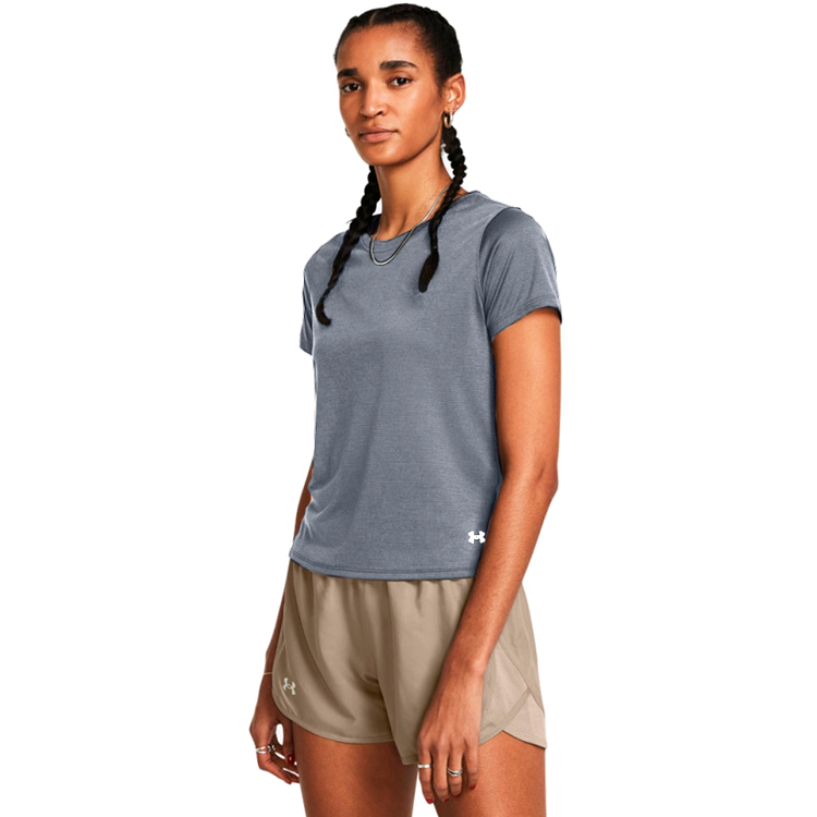 Tricou Under Armour UA Launch Shortsleeve / Femei / L / Gri photo 3
