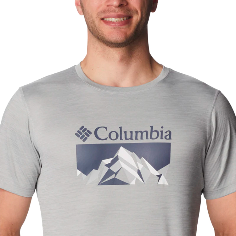 Tricou bărbătesc Columbia Zero Rules Short Sleeve Graphic Shirt S Gri photo 2