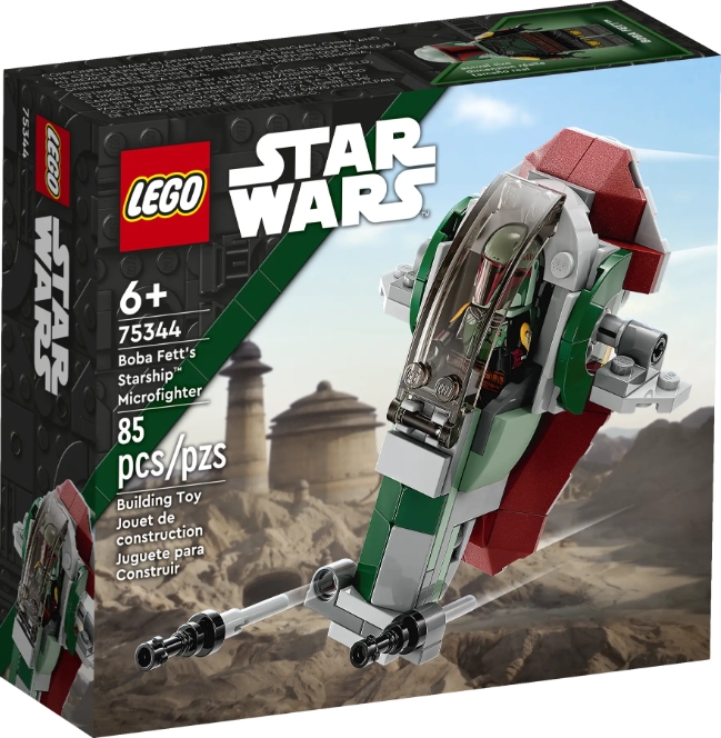 Constructor Lego Star Wars Boba Fetts Starship Microfighter 75344 de la 6+ ani photo 1