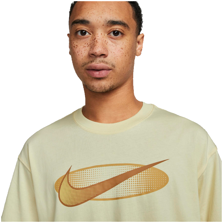 Футболка мужская Nike M NSW TEE M90 12MO SWOOSH XL Бежевый photo 2