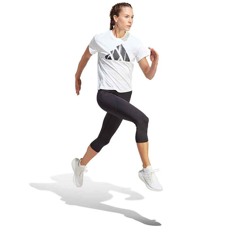 Tricou Adidas RUN IT BL TEE / Femei / 2XS / Alb photo 4