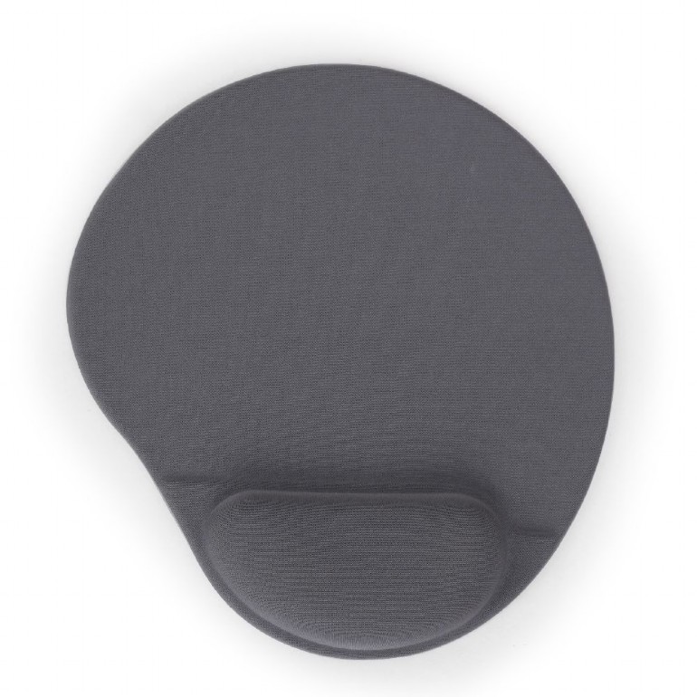 Gembird MP-GEL-GR, Gel mouse pad with wrist support, grey photo 1