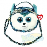 TY TY95125 Tf Slush - Husky 15cm (Shoulder Bag) thumbnav 1