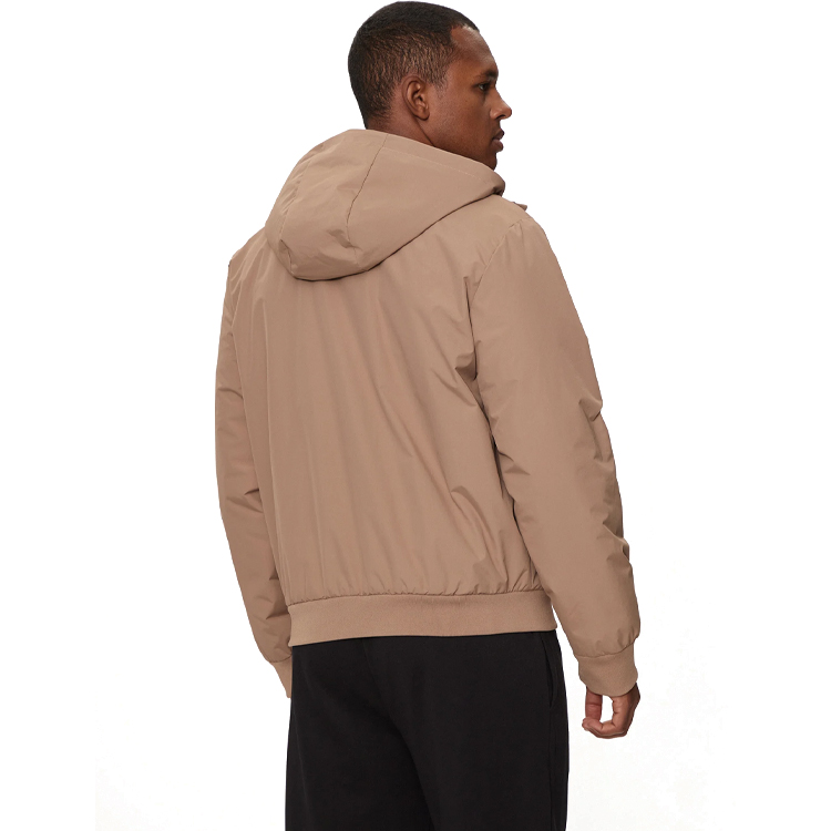 Geacă pt Barbati EA7 EMPORIO ARMANI CORE IDENTITY BOMBER HOOD IN TECHNICAL M Bej photo 3