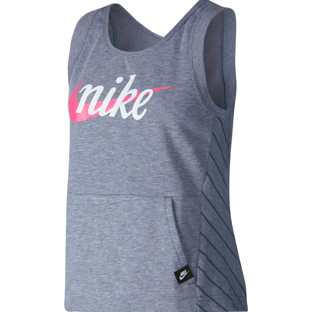 Майка Nike G NSW TANK FLC PE / Женский / L / Серый photo 1 Майка Nike G NSW TANK FLC PE / Женский / L / Серый photo 1