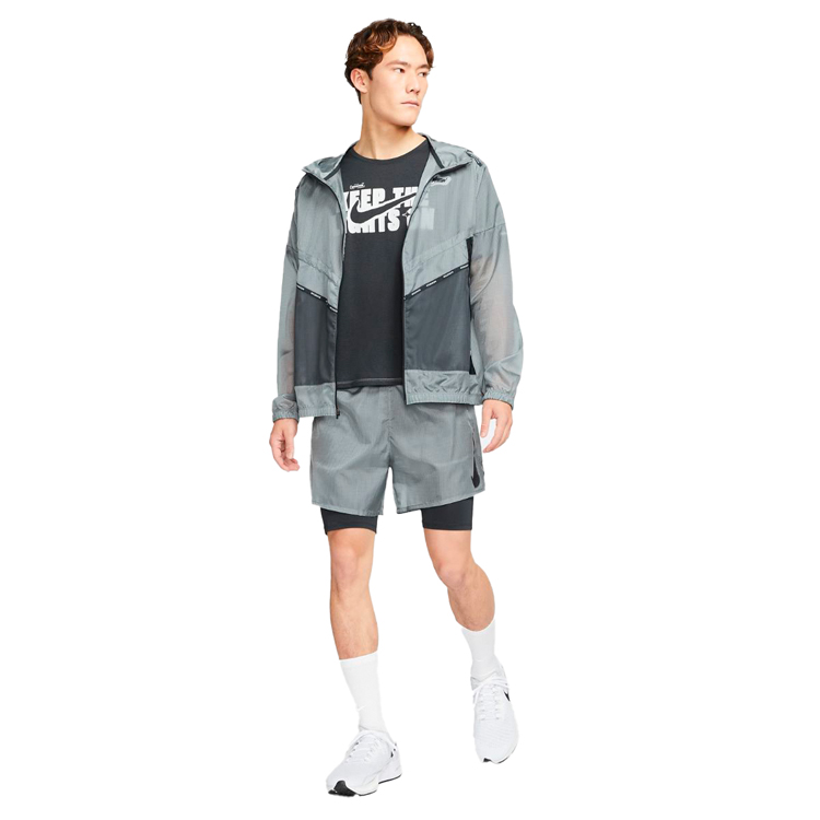 Tricou bărbătesc Nike M NK DF WR MILER GX SS L Negru photo 2