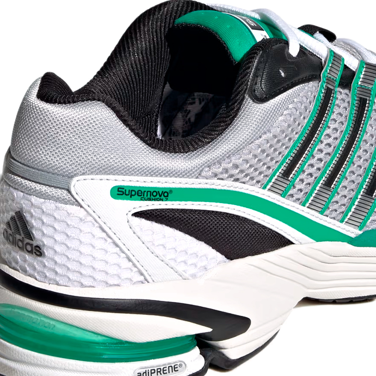 Кроссовки Adidas SUPERNOVA CUSHION 7 / Мужской / 41.5 / Серый/Зеленый photo 4