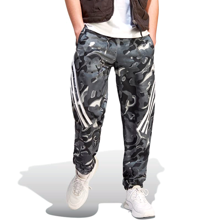 Pantaloni Adidas M FI AOP PT Q3 S Gri Barbati photo 2