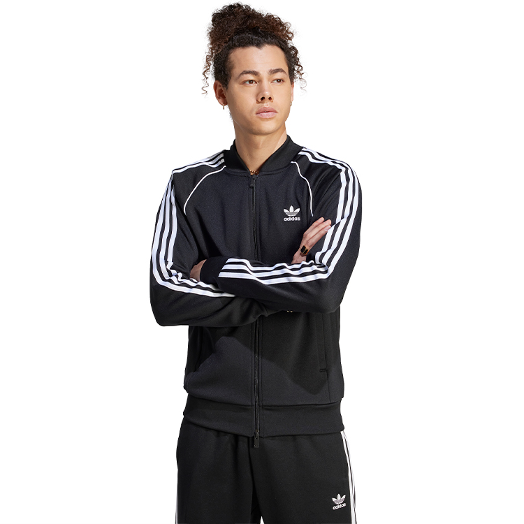Hanorac pt bărbați Adidas SST TT XS Negru photo 3