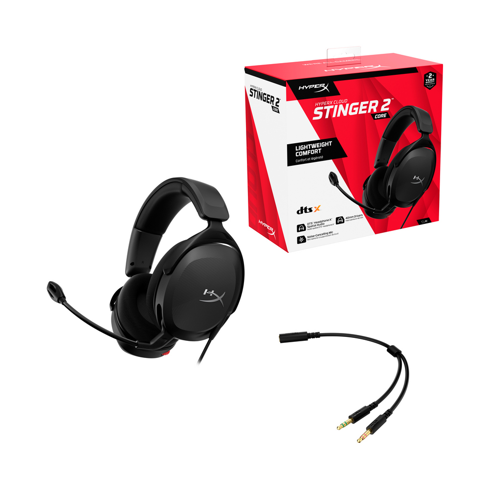 Casti Gaming  HyperX Cloud Stinger 2 Core, Black [683L9AA] photo 8