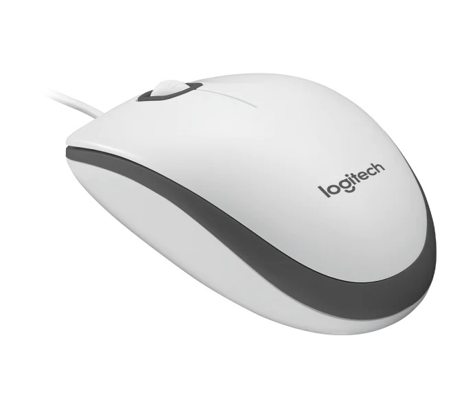 Mouse Optic Logitech M100, White photo 2