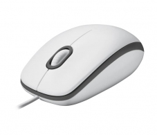 Mouse Optic Logitech M100, White thumbnav 3