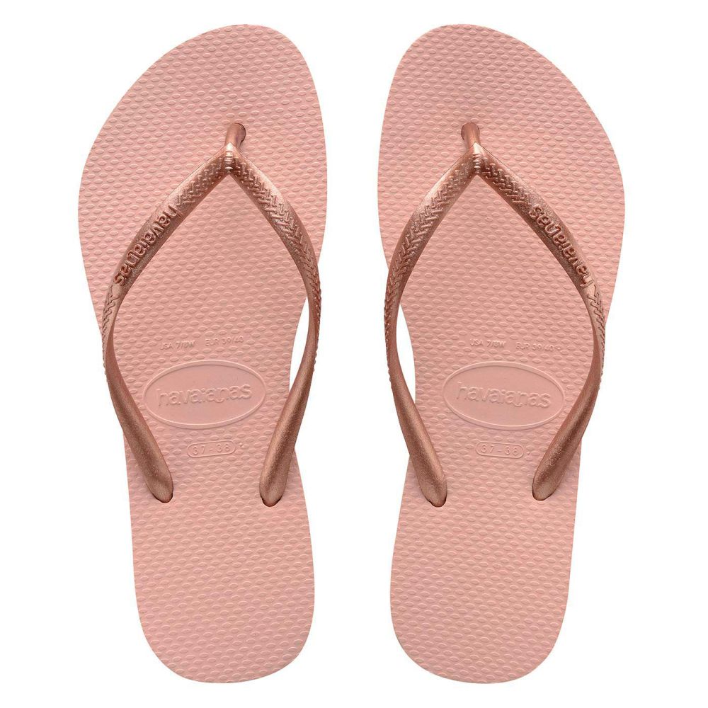 Slapi Havaianas SLIM LOGO pt Femei / 35/36 / Roz photo 1 Slapi Havaianas SLIM LOGO pt Femei / 35/36 / Roz photo 1