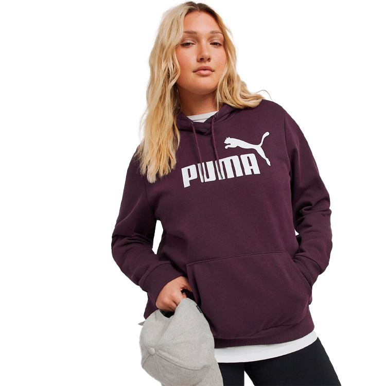 Hanorac Puma ESS Logo Hoodie FL XS Bordo Femei photo 3
