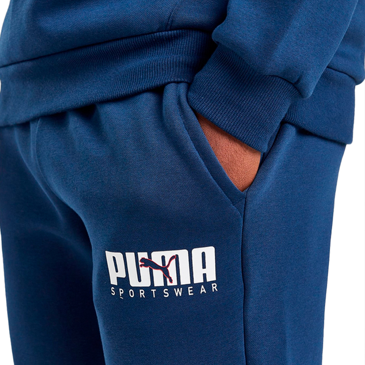 Pantaloni Puma Key Graphic Pants FL S Albastru Barbati photo 4